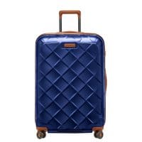 Stratic Leather and More 4-Rollen Trolley L 76 cm Blue
