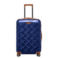 Stratic Leather and More 4-Rollen Trolley M 66 cm Blue